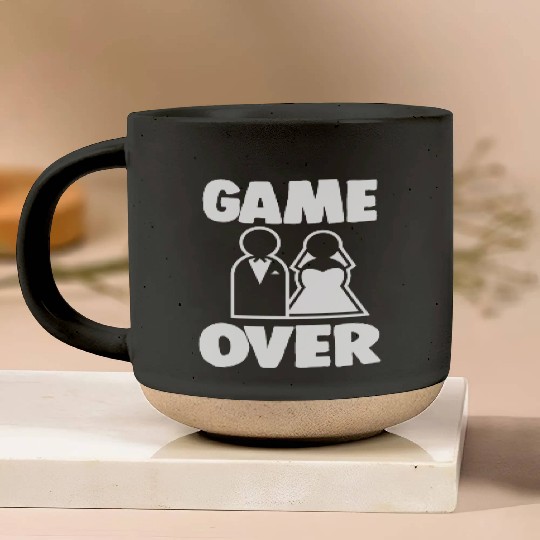 Wedding Bachelor Bachelorette Party Game Over Pottery Mugs