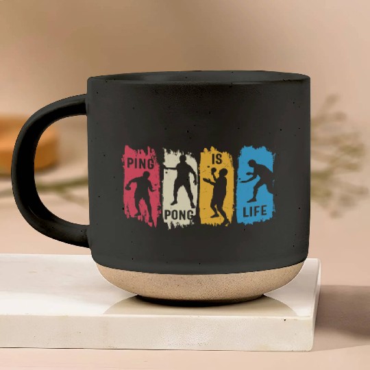 Ping Pong Lovers - Table Tennis - Ping Pong Saying Pottery Mugs
