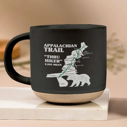 Thruh Hiker, Appalachian Trail - US Trail Pottery Mugs
