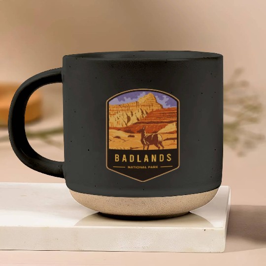Badlands National Park Pottery Mugs