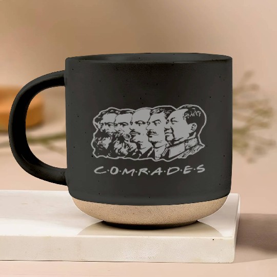 Communist Comrades Friends Pottery Mugs