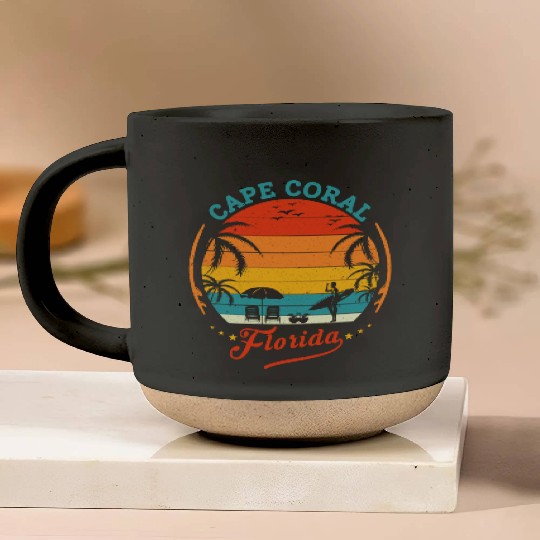 Cape Coral Est.1973 Vintage Florida summer Gift Pottery Mugs