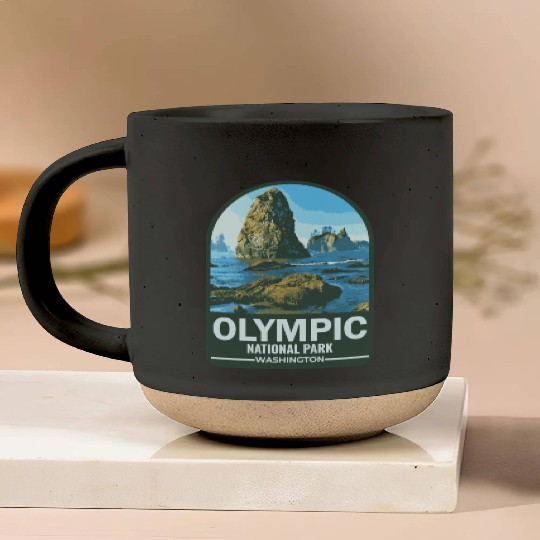 OLYMPIC national park Washington usa Pottery Mugs