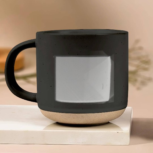 metal surface square craft silver shiny square Pottery Mugs