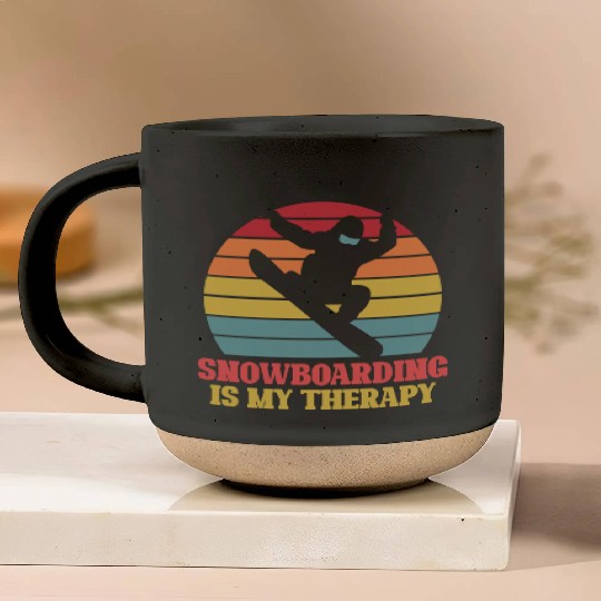 Snowboard Snowboarding Snowboarder Ski Lovers Pottery Mugs