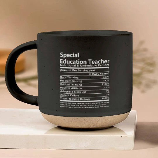 Special Education Teacher Pottery Mugs - Nutritional An