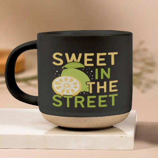 Lemon Juice Sweet In The Street Lemonade Stand Pottery Mugs