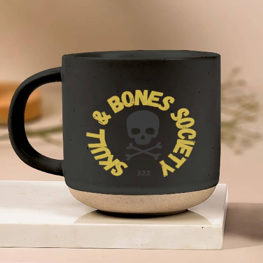 Skull Bones Society Join the order Pottery Mugs
