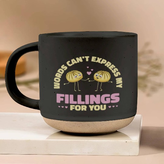 Dim Sums Filling Asian Food Chinese Food Fan Pottery Mugs