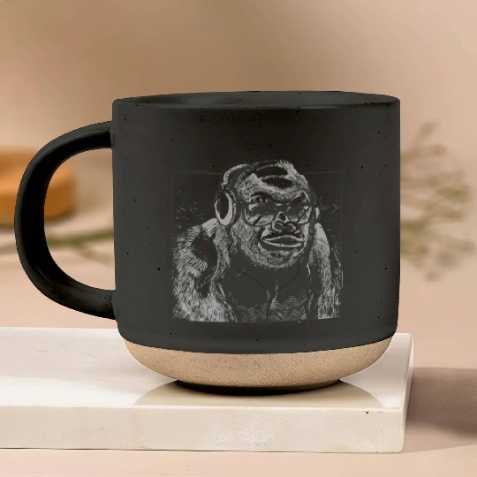 Funny Gorilla Pottery Mugs