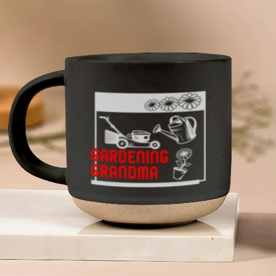 Gardening Pottery Mugs, Gardening Grandma, Gardening