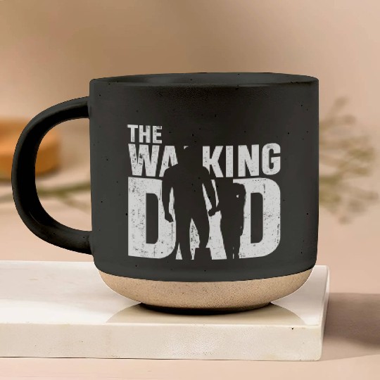 The walking dad Pottery Mugs