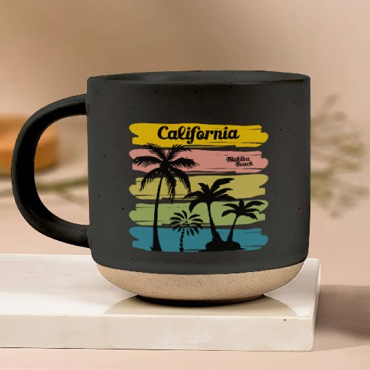 California Summer dance party Pottery Mugs