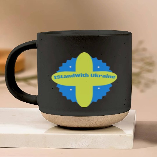 I Stand With Ukraine Pottery Mugs