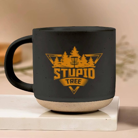 Stupid Tree Frisbee Disc Golf Ultimate Frisbee Pottery Mugs