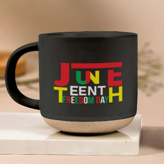 Juneteenth Black History Day Pride Gift Pottery Mugs