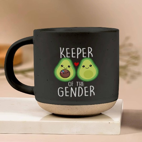Avocado Keeper of the Gender Illustration Pottery Mugs