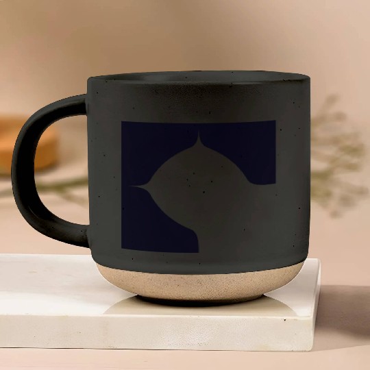 The shadow of devil Pottery Mugs
