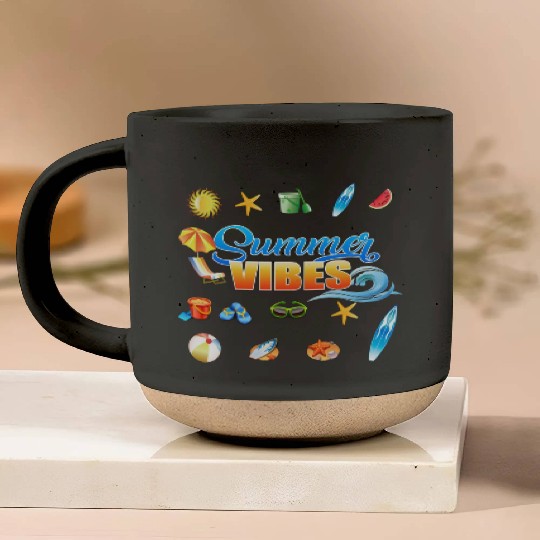 SUMMER VIBES Pottery Mugs