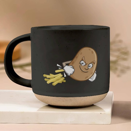 French Fries Potato Fries Pottery Mugs