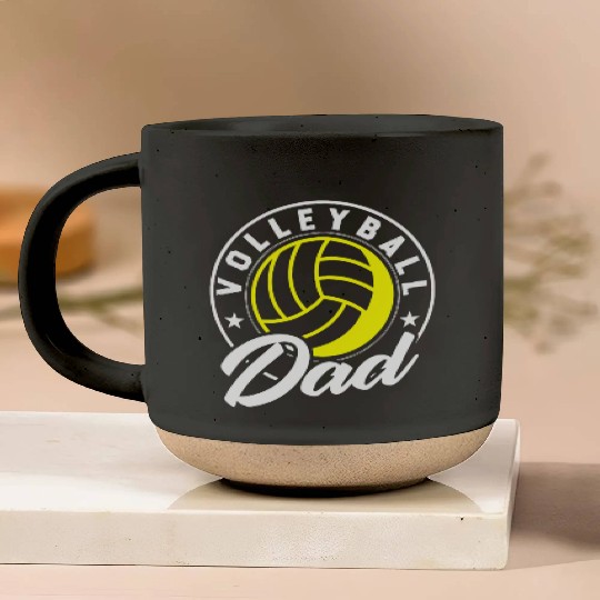 Volleyball Lovers Volleyball Dad Pottery Mugs