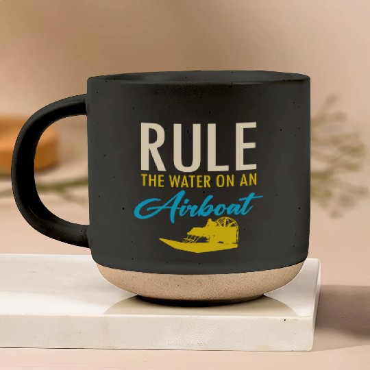 Airboat Fanboat Airboating Planeboat Swamp boat Pottery Mugs