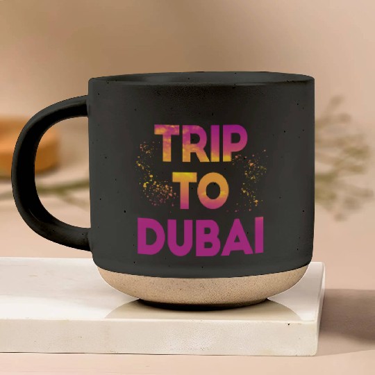 Trip To Dubai Pottery Mugs