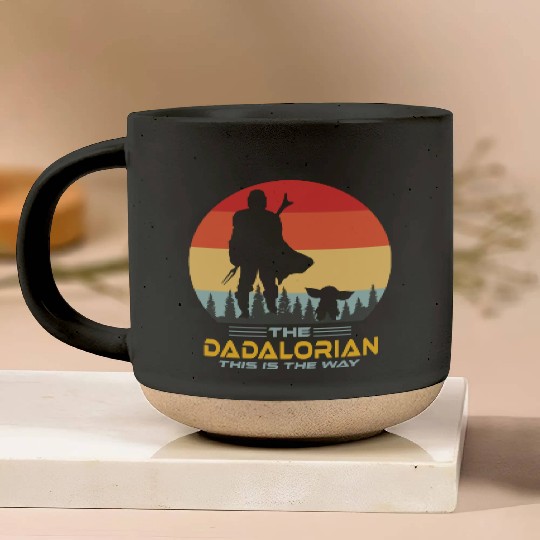 Funny The Dadalorian This is The Way,Fathers Day Pottery Mugs