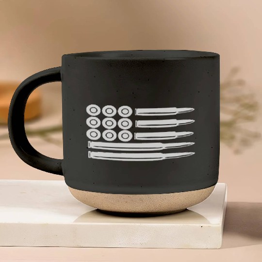 Stars Stripes Bullets Guns Ammo America Clothing Pottery Mugs