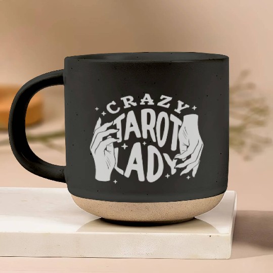 Divination Crazy Tarot Lady Crystal Ball Tarot Pottery Mugs