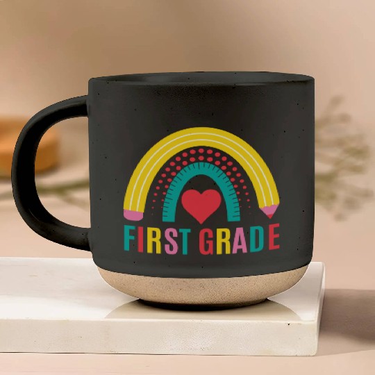 First Grade Back to School Teacher Pottery Mugs