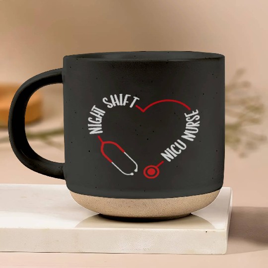 Night Shift Nicu Nurse Stethoscope Nursing Pottery Mugs