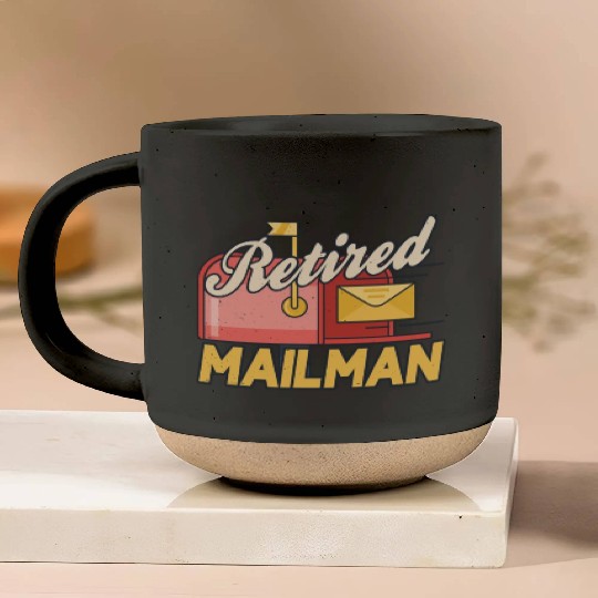 Retired Mailman Postal Worker Courier Postman Pottery Mugs