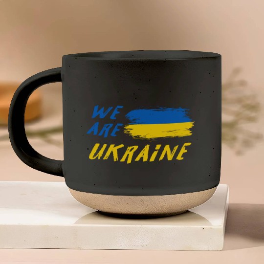 We are Ukraine Pottery Mugs