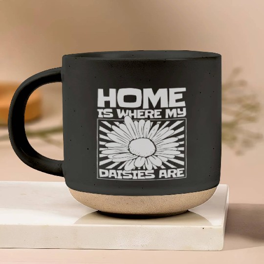 Daisy Garden Gardening Gardener Pottery Mugs