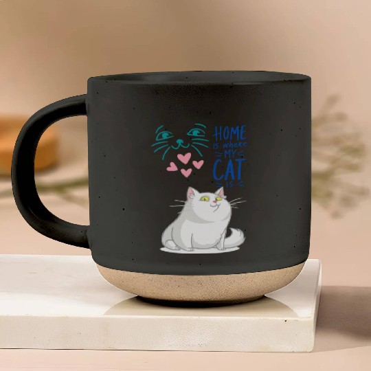 Cat Home Smart Animal Funny Meme Love Family Pet Pottery Mugs