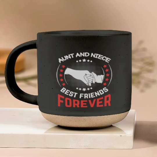 Aunt and Niece Best Friends Forever Pottery Mugs