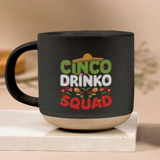 Cinco De Drinko | Bourbon Drinker Pottery Mugs | Whisky
