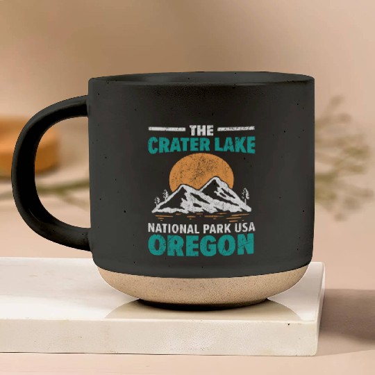The Crater Lake National Park USA Oregon America Pottery Mugs