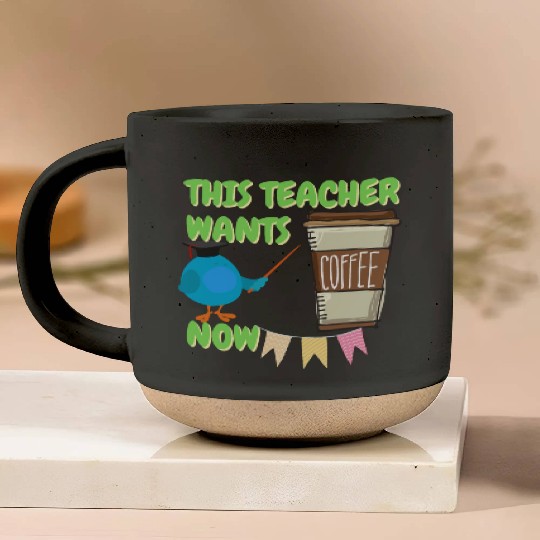 Funny Teacher Pottery Mugs Gifts for Coffee Teachers
