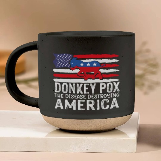Donkey Pox The Disease Destroying America Funny Pottery Mugs