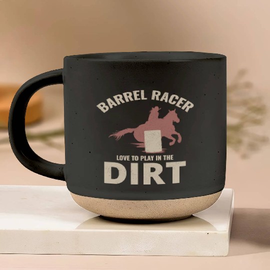 Barrel Racer Rodeo Racing Horse Riding Race Funny Pottery Mugs