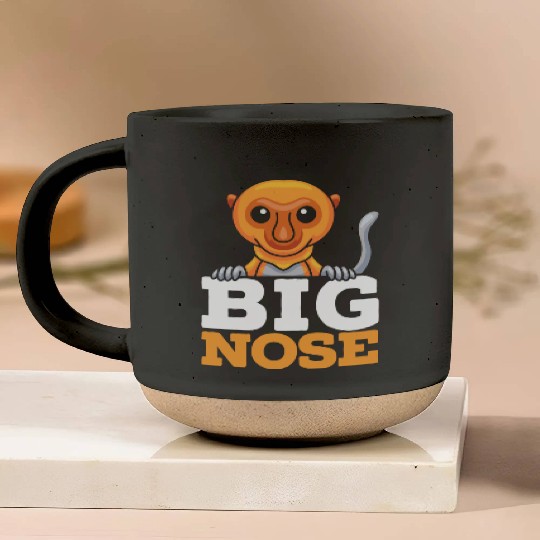 Big Nose Proboscis Monkey Ape Wildlife Zookeeper Pottery Mugs