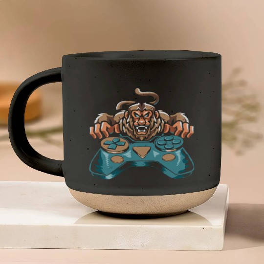 Gamer Proboscis Monkey Ape Wildlife Zookeeper Pottery Mugs