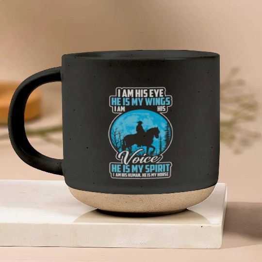 Horseback riding equestrian sport friends Pottery Mugs