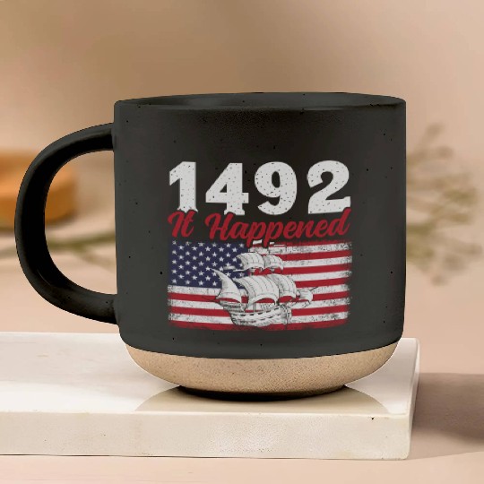Columbus Day Christopher Columbus Navigator Pottery Mugs