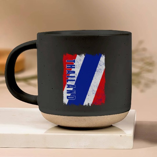 Thailand flag Pottery Mugs