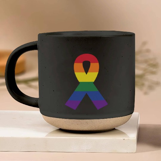 Lgbtq Gay Pride Month Rainbow Love Is Love Pottery Mugs
