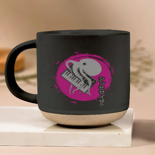 Synth Octopus Modular Synthesizer Keyboard Japanes Pottery Mugs