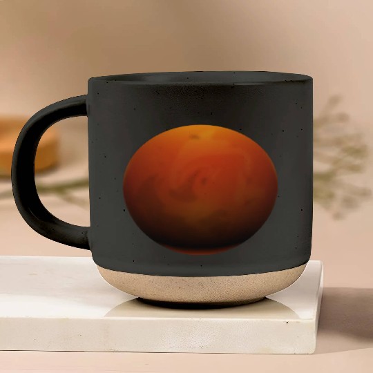 Mars Planet Pottery Mugs
